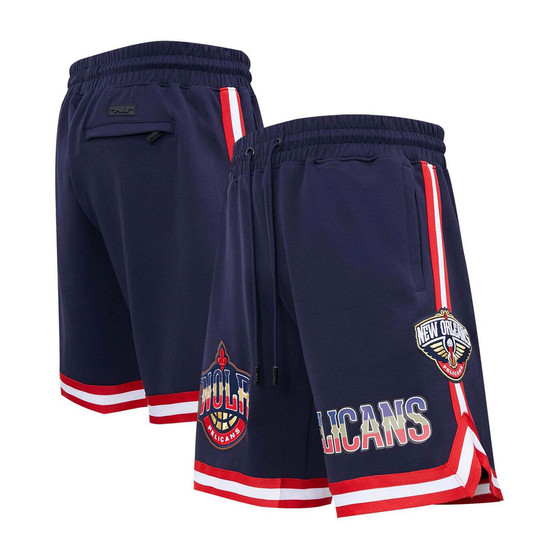 Men's Navy New Orleans Pelicans Chenille Shorts