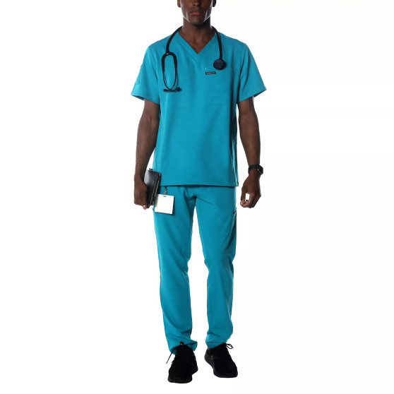 Manchester 3-Pocket Scrub Top for Men's
