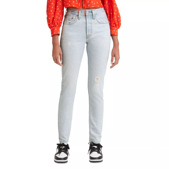 Women's 501 Distressed High Rise Skinny Jeans