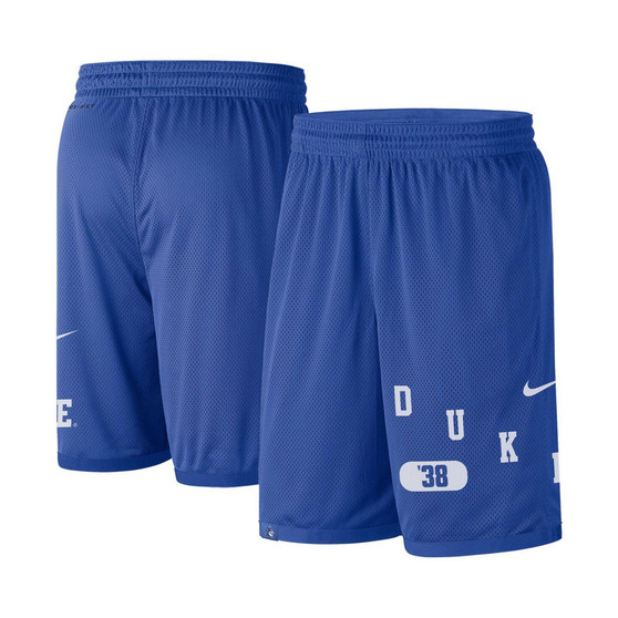 Men's Royal Duke Blue Devils Wordmark Performance Shorts