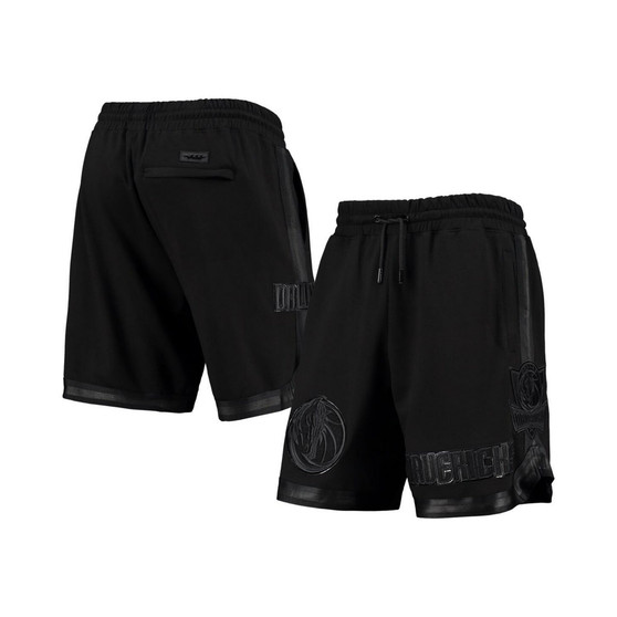 Men's Dallas Mavericks Triple Black Gloss Shorts