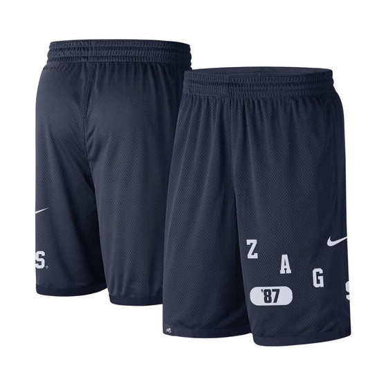 Men's Navy Gonzaga Bulldogs Wordmark Performance Shorts