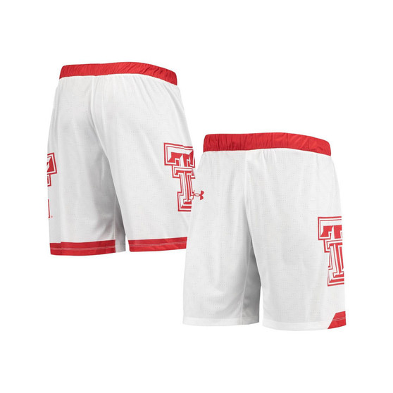 Men's White Texas Tech Red Raiders Alternate Replica Basketball Shorts
