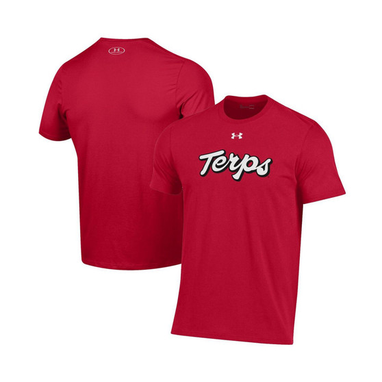 Men's Red Maryland Terrapins Throwback Special Game Performance T-shirt