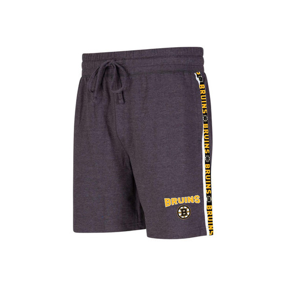 Men's Charcoal Boston Bruins Team Stripe Shorts