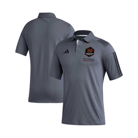Men's Gray Houston Dynamo FC 2023 On-Field Training Polo Shirt