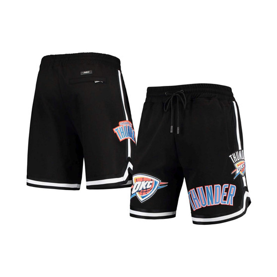 Men's Black Oklahoma City Thunder Chenille Shorts