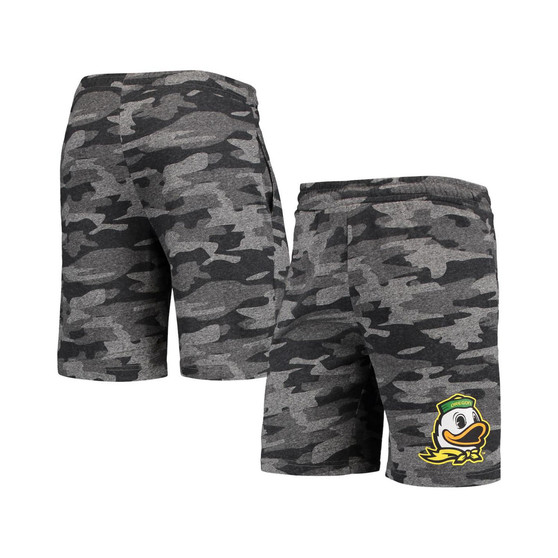 Men's Charcoal, Gray Oregon Ducks Camo Backup Terry Jam Lounge Shorts