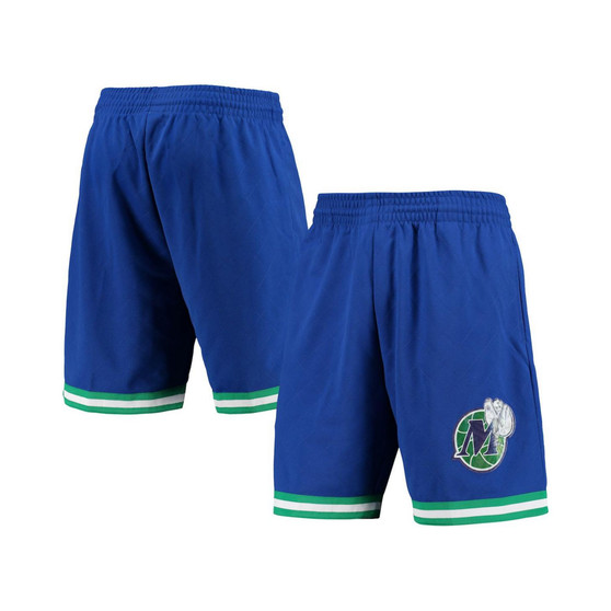 Men's Blue Dallas Mavericks 1998 Hardwood Classics 75th Anniversary Swingman Shorts