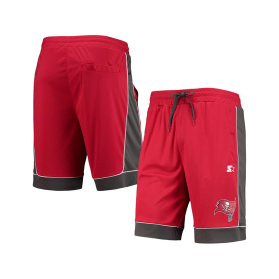 Men's Red, Pewter Tampa Bay Buccaneers Fan Favorite Fashion Shorts