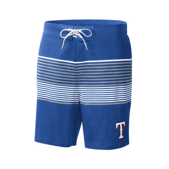 Men's Royal Texas Rangers Coastline Volley Swim Shorts