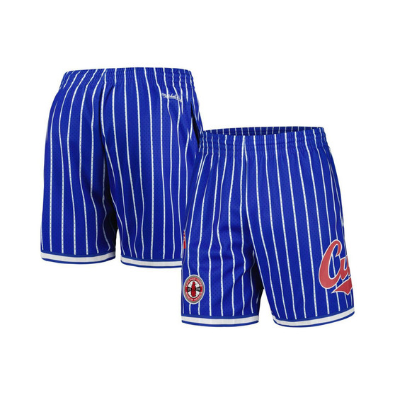 Men's Royal Chicago Cubs Cooperstown Collection 1908 World Series City Collection Mesh Shorts