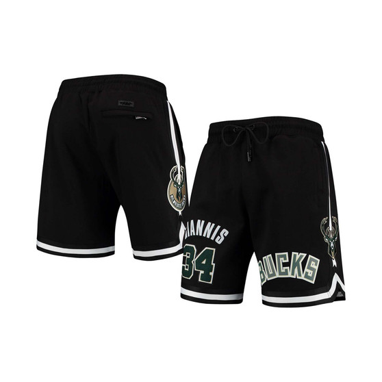 Men's Giannis Antetokounmpo Black Milwaukee Bucks Player Shorts