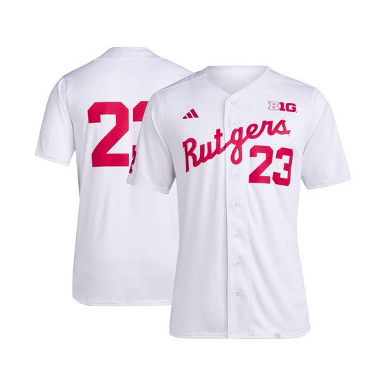 Men's #23 White Rutgers Scarlet Knights Team Baseball Jersey
