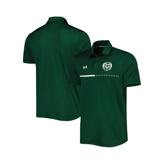 Men's Green Colorado State Rams Title Polo Shirt