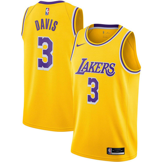Men's Los Angeles Lakers Swingman Jersey Icon Edition - Anthony Davis
