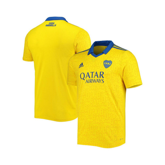 Men's Yellow Boca Juniors 2022 Replica AEROREADY Third Jersey