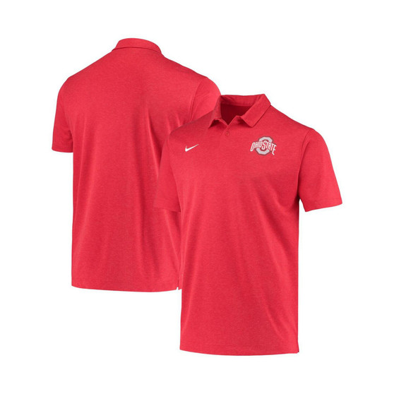 Men's Scarlet Ohio State Buckeyes College Performance Polo Shirt