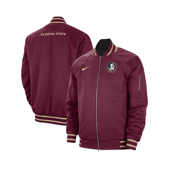 Men's Garnet Florida State Seminoles Full-Zip Bomber Jacket