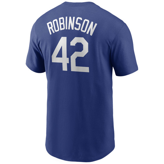Brooklyn Dodgers Men's Coop Jackie Robinson Name and Number Player T-Shirt