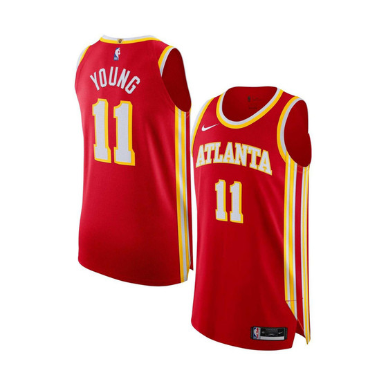 Men's Trae Young Red Atlanta Hawks 2022/23 Authentic Player Jersey - Icon Edition