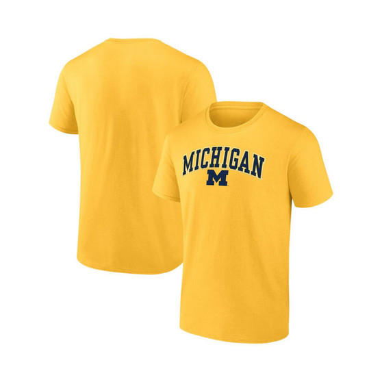 Men's Branded Gold Michigan Wolverines Campus T-shirt