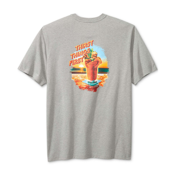 Men's Cotton Thirst Things Thirst Pocket Graphic T-Shirt