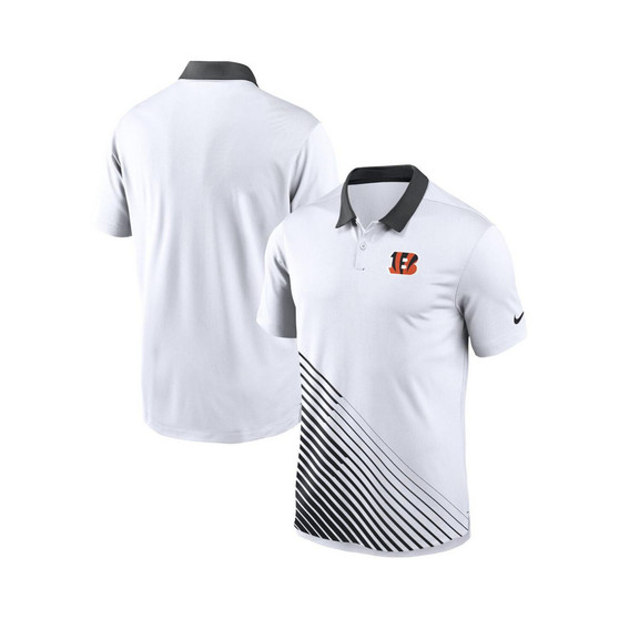 Men's White Cincinnati Bengals Vapor Performance Polo Shirt