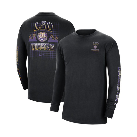 Men's Black LSU Tigers Tour Max 90 Long Sleeve T-shirt