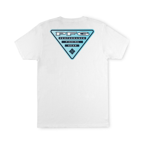 Men's PFG Classic-Fit Triangle Logo Graphic T-Shirt