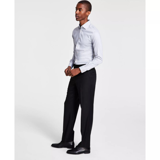 Men's Classic-Fit Wool Stretch Solid Suit Pants