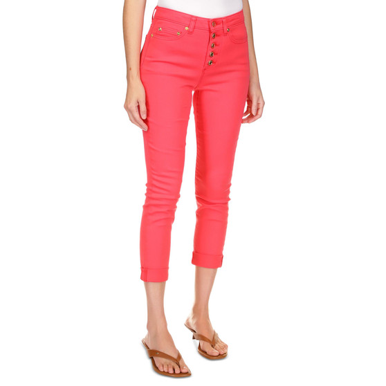 Rolled-Hem Skinny Jeans, 0P-24W