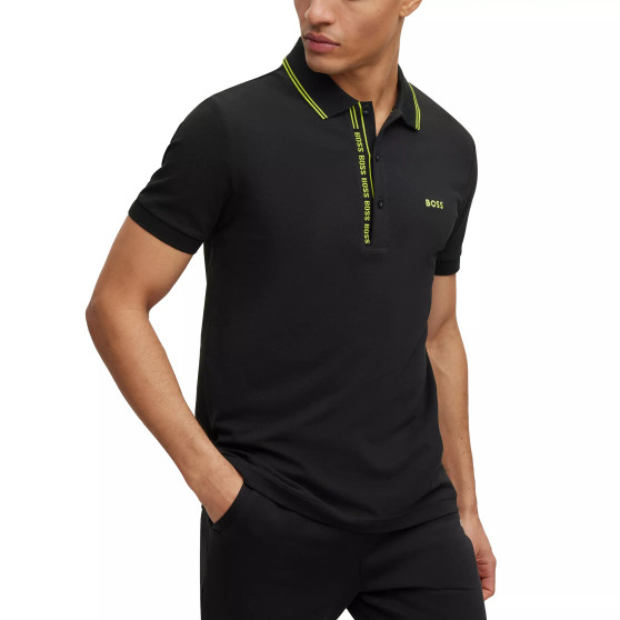 Men's Logo Detail Slim-Fit Polo Shirt