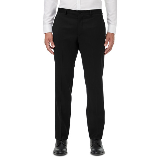 Armani Exchange Men's Slim-Fit Black Solid Suit Separate Pants