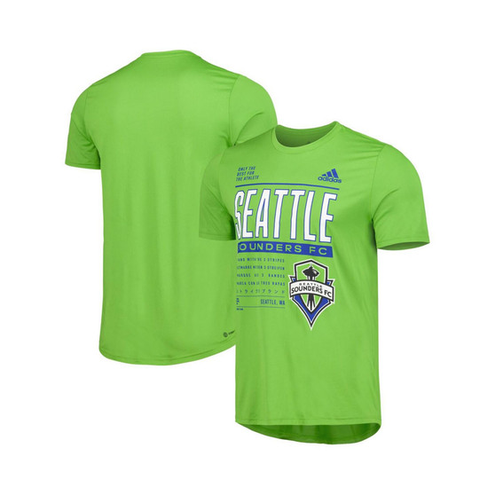 Men's Rave Green Seattle Sounders FC Club DNA Performance T-shirt