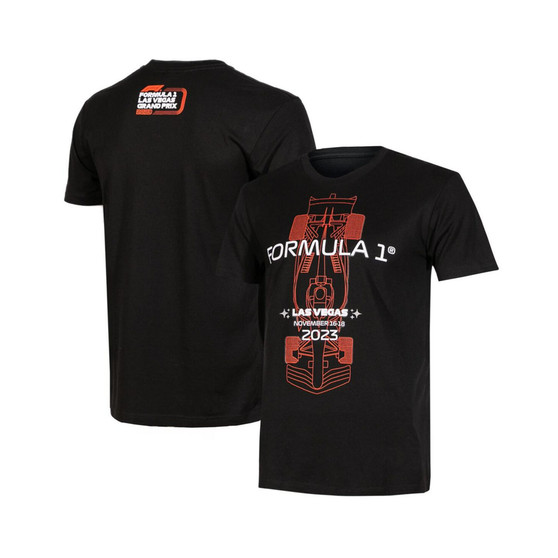 Men's Ashworth Black Formula 1 Las Vegas Grand Prix Race Ready T-shirt