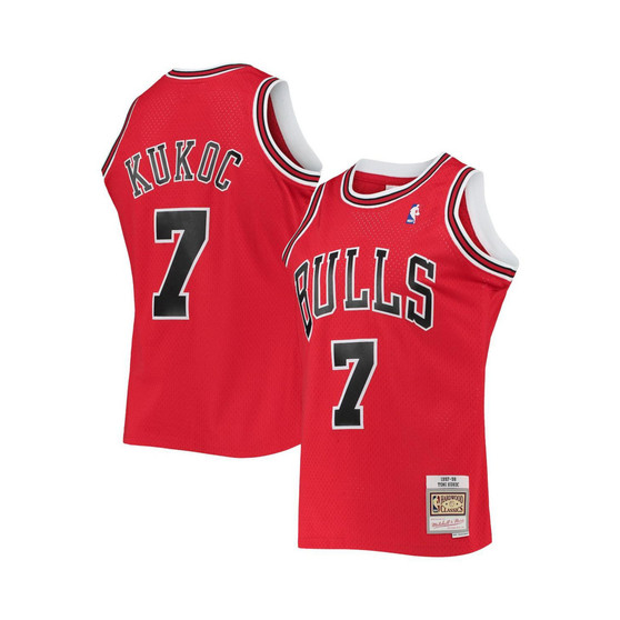 Men's Toni Kukoc Red Chicago Bulls 1997-98 Hardwood Classics Swingman Jersey