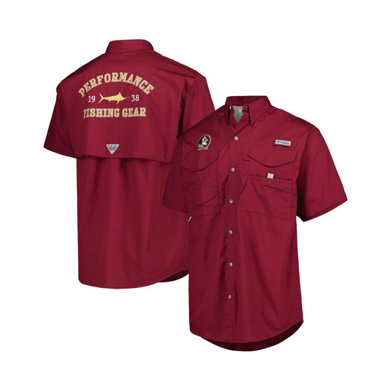 Men's Garnet Florida State Seminoles Bonehead Button-Up Shirt