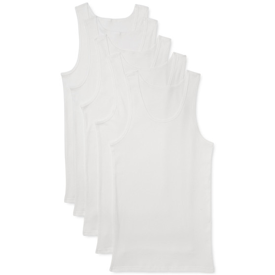 Men's 5-Pk. Classic Soft Cotton Tanks