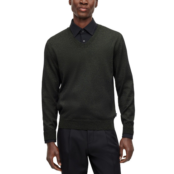 Men's Relaxed- Fit V-Neck Sweater