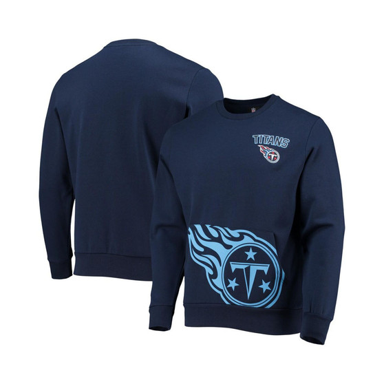Men's Navy Tennessee Titans Pocket Pullover Sweater