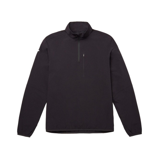 Men's Black Zero Weight Half-Zip Pullover Top