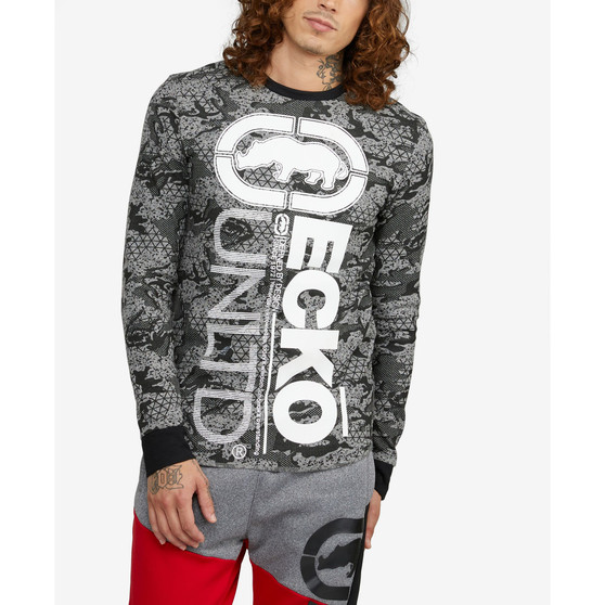 Men's Big and Tall Tag Up Thermal Sweater