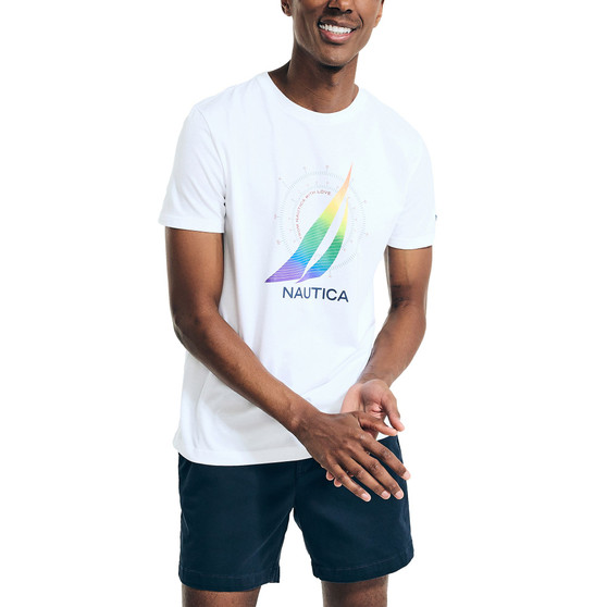 Men's Classic-Fit Pride Logo Graphic T-Shirt