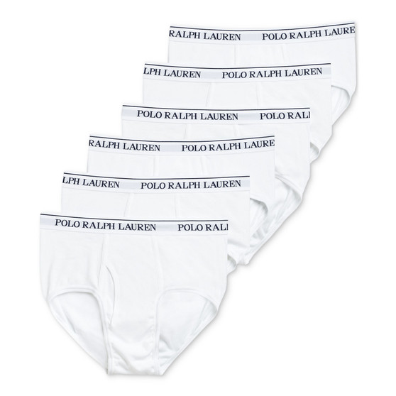 Men's 6-Pack White Midrise Briefs