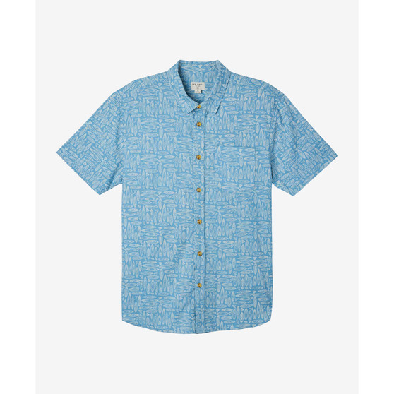 Men's Surf Shapes Button-Up Shirt