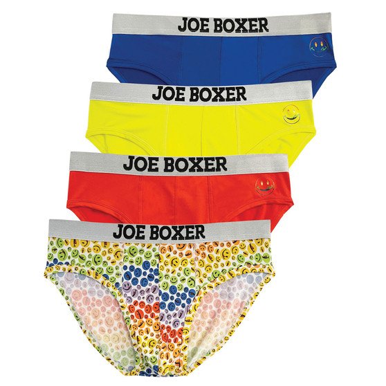 Men's Rainbow Lickies Performance Briefs, Pack of 4