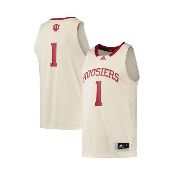 Men's 1 Cream Indiana Hoosiers Swingman Basketball Jersey