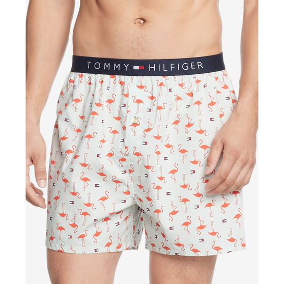 Men's Sailboat-Print Cotton Poplin Boxers