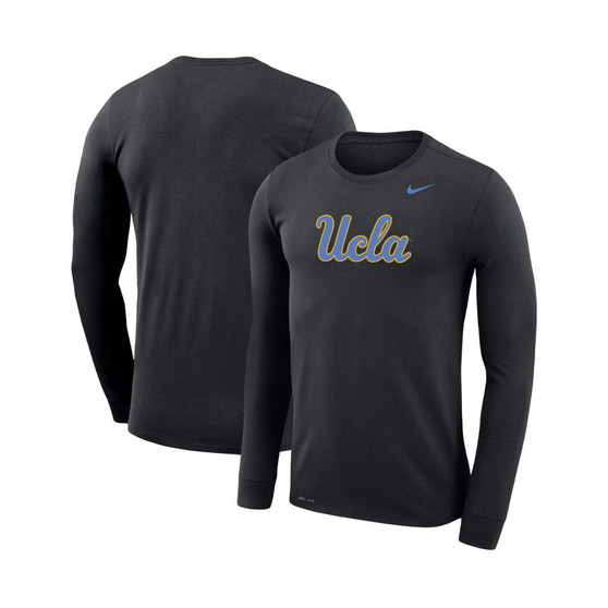 Men's Black UCLA Bruins School Logo Legend Performance Long Sleeve T-shirt
